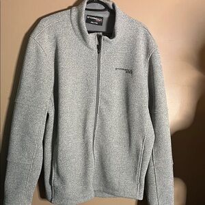 Full zip sweater jacket pockets fleece lining XXL storm pack